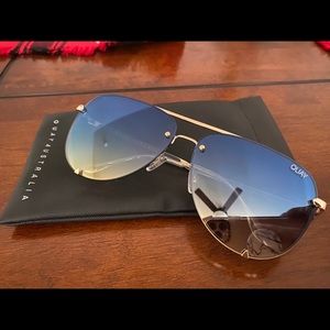 Quay Australia blue faded sunglasses